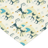 ミッドセンチュリー原子子猫テーブルランナー ショートテーブルランナー (コーナー)