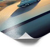 ミッドセンチュリー原子宇宙エイジネバダアート フォトプリント (角)