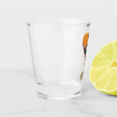 ミッドセンチュリー原子宇宙エイジ未来的なマルティーニ ショットグラス (左)