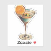 ミッドセンチュリー原子宇宙エイジ未来的なマルティーニ シール (シート)