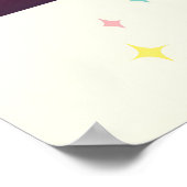 ミッドセンチュリー原子未来的ウサギのマルティーニ ポスター (角)