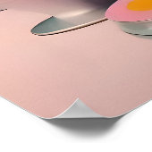 ミッドセンチュリー原子未来的カクテルタイム ポスター (角)