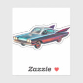 ミッドセンチュリー原子未来的コンセプトカー シール (シート)