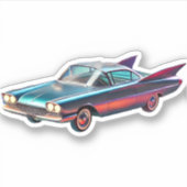 ミッドセンチュリー原子未来的コンセプトカー シール (正面)