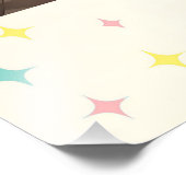 ミッドセンチュリー原子未来的パーティーバー フォトプリント (角)