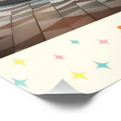 ミッドセンチュリー原子未来的パーティーバー ポスター (コーナー)