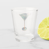 ミッドセンチュリー原子未来的ワームホールマルティーニ ショットグラス (裏面)