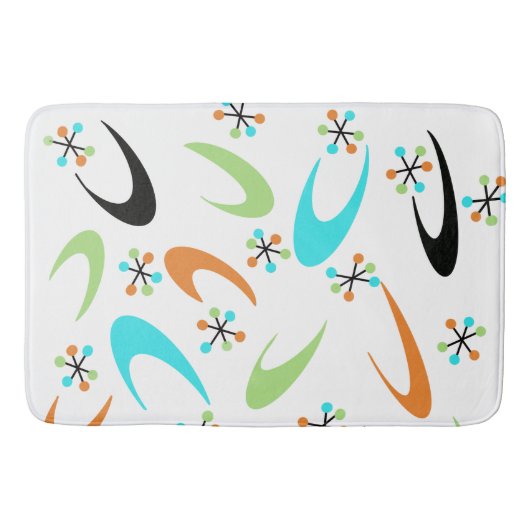 ミッドセンチュリー原子浴マット バスマット (正面)