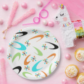 ミッドセンチュリー原子紙プレート ペーパープレート (パーティー)