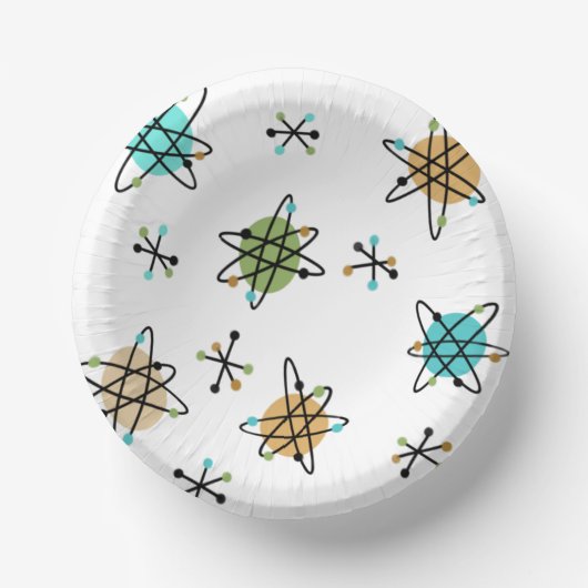 ミッドセンチュリー原子紙ボウル ペーパーボウル (正面)