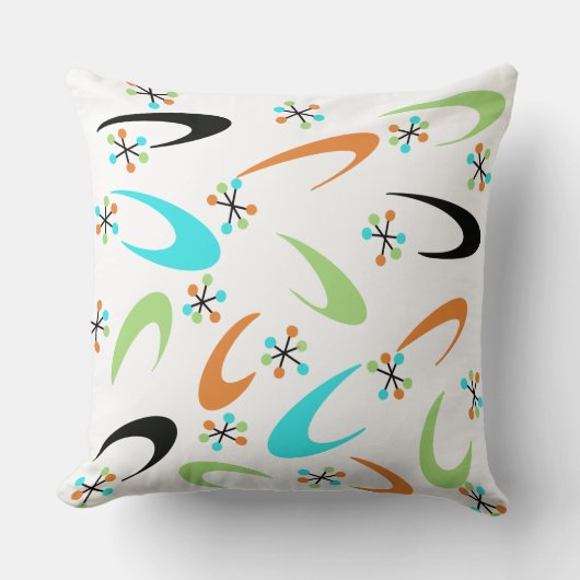 ミッドセンチュリー原子装飾用クッション クッション (正面)