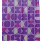 ミッドセンチュリー地方タイル シャワーカーテン (正面)