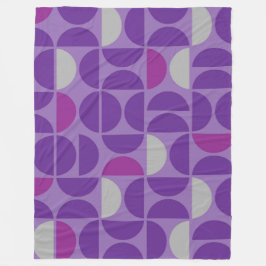 ミッドセンチュリー地方タイル フリースブランケット