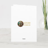 ミッドセンチュリー宇宙エイジアート銀河系ウェーブズ カード (裏面)