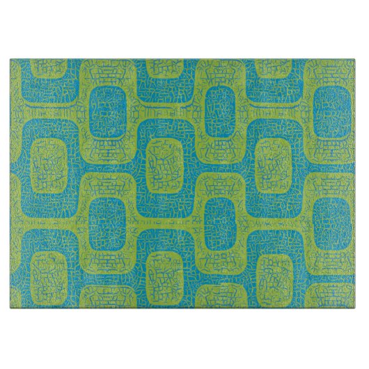 ミッドセンチュリー幾何モダンデザイン カッティングボード (正面)