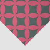 ミッドセンチュリー幾何モダンレトロブライトモダンピンク 薄葉紙 (詳細)