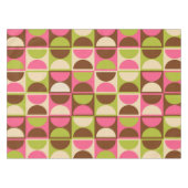 ミッドセンチュリー幾何モダン抽象芸術パターン テーブルクロス (正面(横))