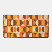 ミッドセンチュリー幾何モダン抽象芸術パターン デスクマット (正面)