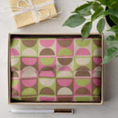 ミッドセンチュリー幾何モダン抽象芸術パターン 薄葉紙 (ギフト)