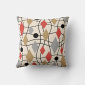 ミッドセンチュリー幾何モダン抽象芸術 クッション (裏面)