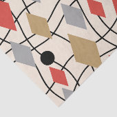 ミッドセンチュリー幾何モダン抽象芸術 薄葉紙 (詳細)