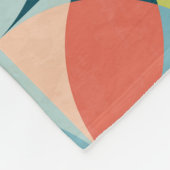 ミッドセンチュリー幾何学的、抽象芸術シームレスデザイン。 フリースブランケット