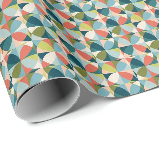 ミッドセンチュリー幾何学的、抽象芸術シームレスデザイン。 ラッピングペーパー (ロールコーナー)
