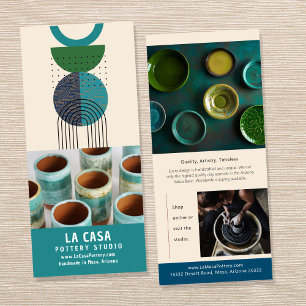 ミッドセンチュリー彫刻クリエイティブマーケティングラックカード ラックカード