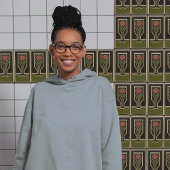 ミッドセンチュリー抽象芸術ガーデン花模様ハウス タイル