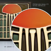 ミッドセンチュリー抽象芸術クラゲアールデコ タイル