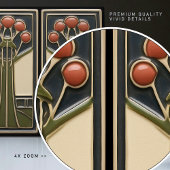 ミッドセンチュリー抽象芸術花模様芸術工芸運動 タイル