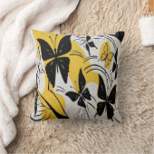 ミッドセンチュリー抽象芸術蝶の装飾の枕 クッション (ブランケット)