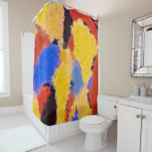 ミッドセンチュリー抽象芸術 シャワーカーテン (インサイチュ)