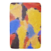 ミッドセンチュリー抽象芸術 バスマット (正面縦)