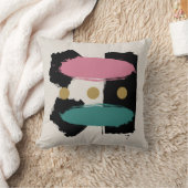 ミッドセンチュリー抽象芸術「双対性」 クッション (ブランケット)