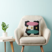 ミッドセンチュリー抽象芸術「双対性」 クッション (椅子)