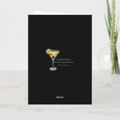 ミッドセンチュリー未来的マルディグラスカクテルパーティー カード (裏面)