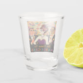 ミッドセンチュリー未来的マルディグラスカクテルパーティー ショットグラス (裏面)