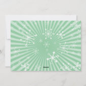 ミッドセンチュリー横モダン休フォトカード シーズンカード (裏面)