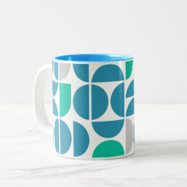 ミッドセンチュリー水中競技タイル ツートーンマグカップ