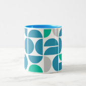 ミッドセンチュリー水中競技タイル ツートーンマグカップ (中央)