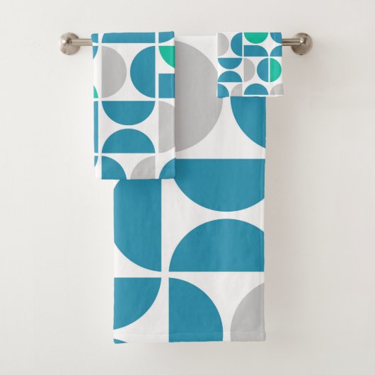 ミッドセンチュリー水中競技タイル バスタオルセット (インサイチュ)