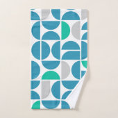 ミッドセンチュリー水中競技タイル バスタオルセット (ハンドタオル)