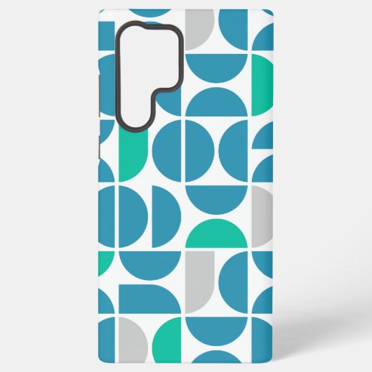 ミッドセンチュリー水中競技タイル SAMSUNG GALAXYケース (裏面)