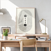 ミッドセンチュリー水彩線画