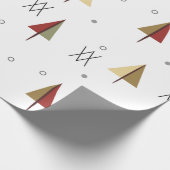 ミッドセンチュリー雪の森 ラッピングペーパー (角)