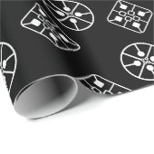 ミッドセンチュリー雪モダン片 ラッピングペーパー (ロールコーナー)