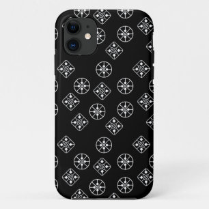 ミッドセンチュリー雪モダン片 iPhone 11 ケース