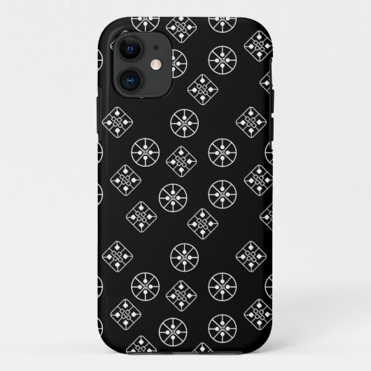 ミッドセンチュリー雪モダン片 Case-Mate iPhoneケース (裏面)