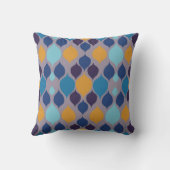 ミッドセンチュリー1960年代の幾何学パステル クッション (裏面)